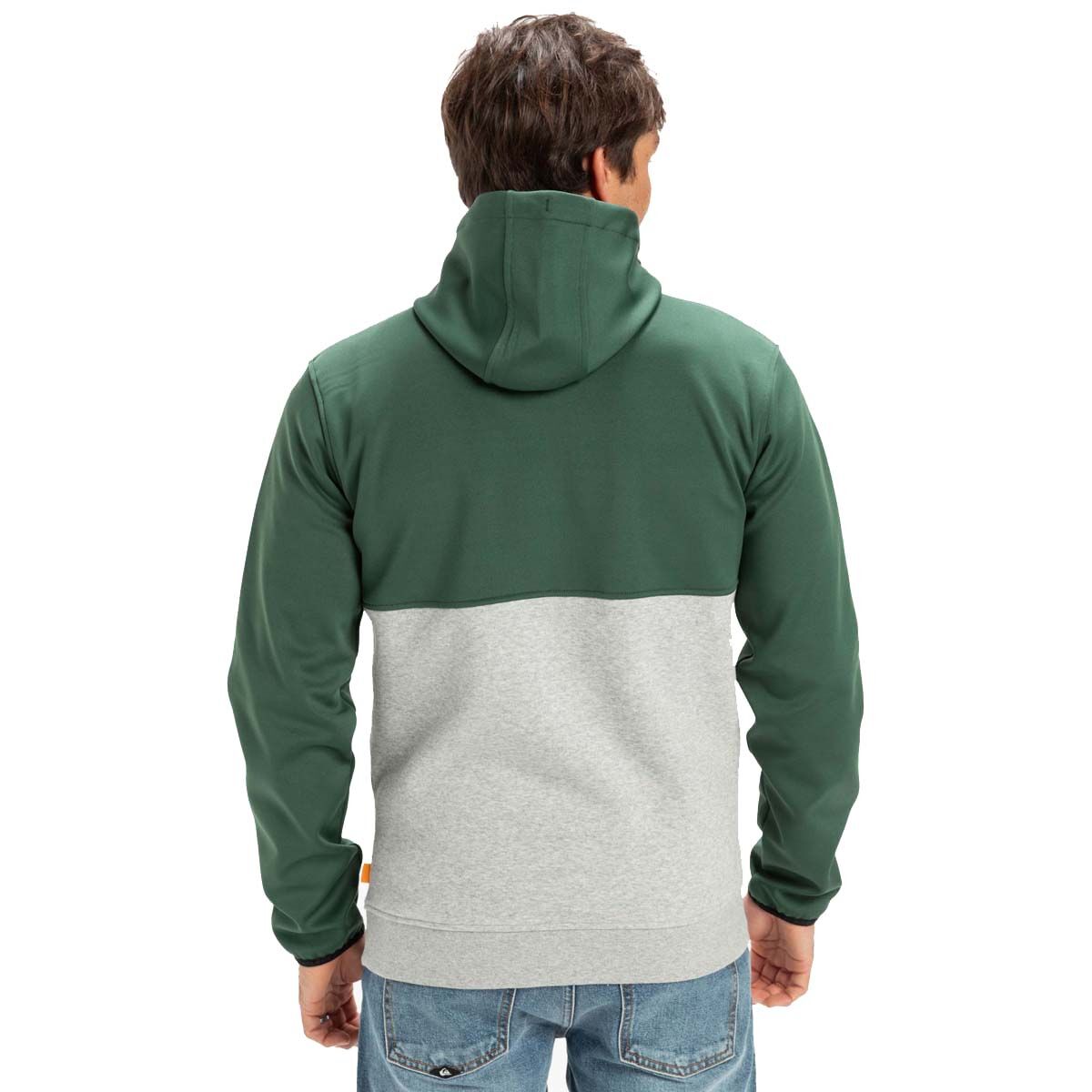 Quiksilver Men&rsquo;s Burnz Zip-Up Hoodie, Forest, bcf_hi-res