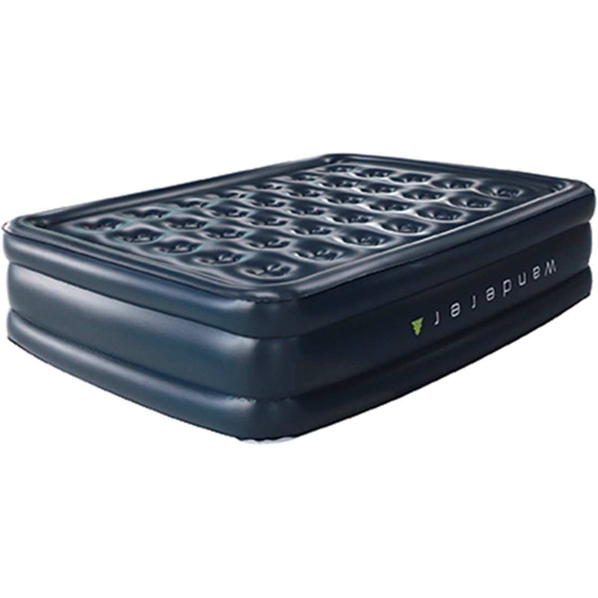 Wanderer Premium Double High Queen Air Bed with 240V Pump BCF