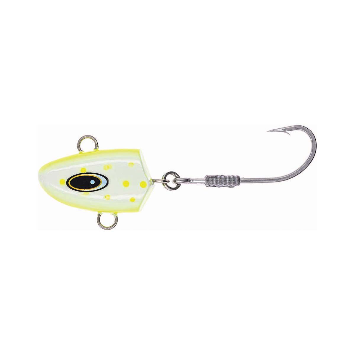 Vexed Dhu Bomb Jig Head 150g Chartreuse Glow, , bcf_hi-res