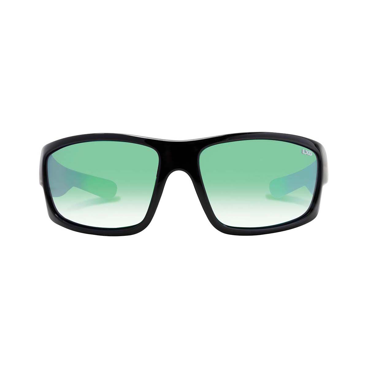 LXD Men&rsquo;s Atlantic Mirror Polar Sunglasses Black with Green Lens, , bcf_hi-res