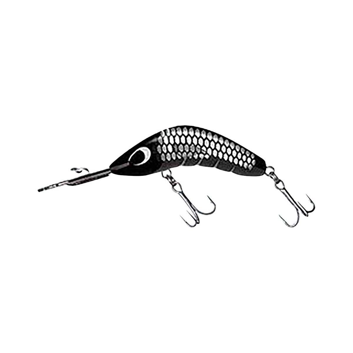 Predatek Boomerang Deep 80mm Hardbody Lure Black Beetle, Black Beetle, bcf_hi-res