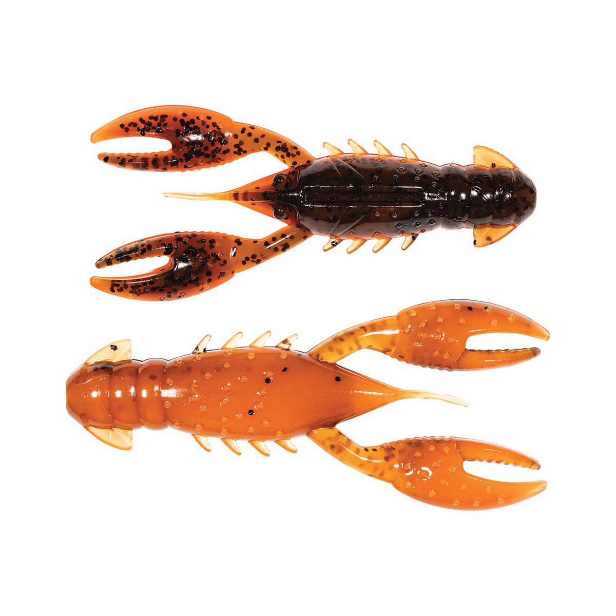 ZMan Pro CrawZ&trade; Soft Plastic Lures 3.5in 3 Pack Green Pumpkin Orange, Green Pumpkin Orange, bcf_hi-res