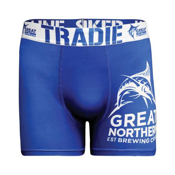 Tradie x Great Northern Co. Men's Ocean Depths Trunks, Blue, bcf_hi-res