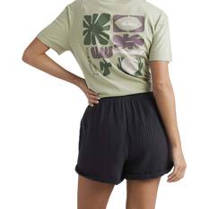 Quiksilver On Vacation Shorts for Women, Black, bcf_hi-res