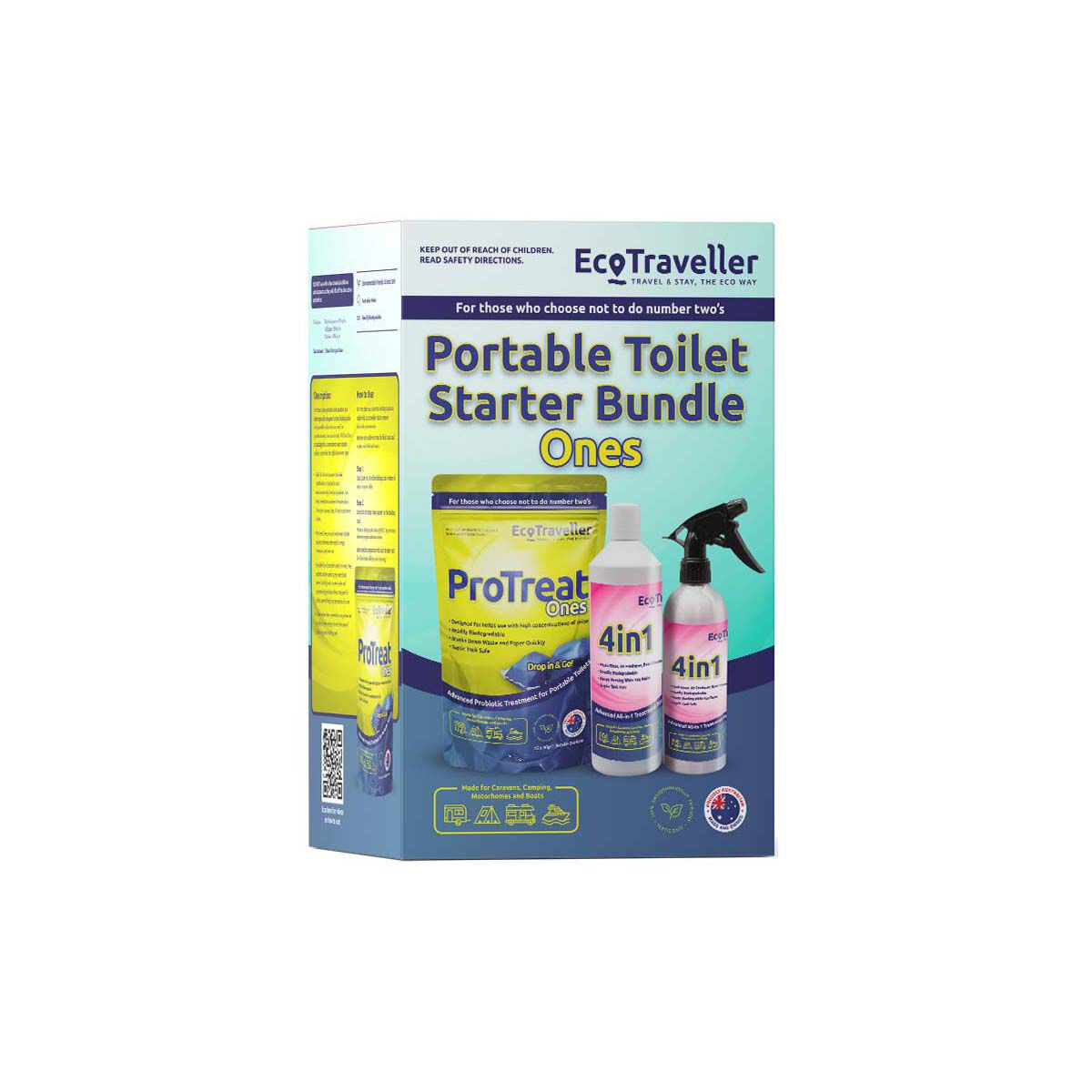Ecotraveller Portable Toilet Starter Bundle Ones, , bcf_hi-res