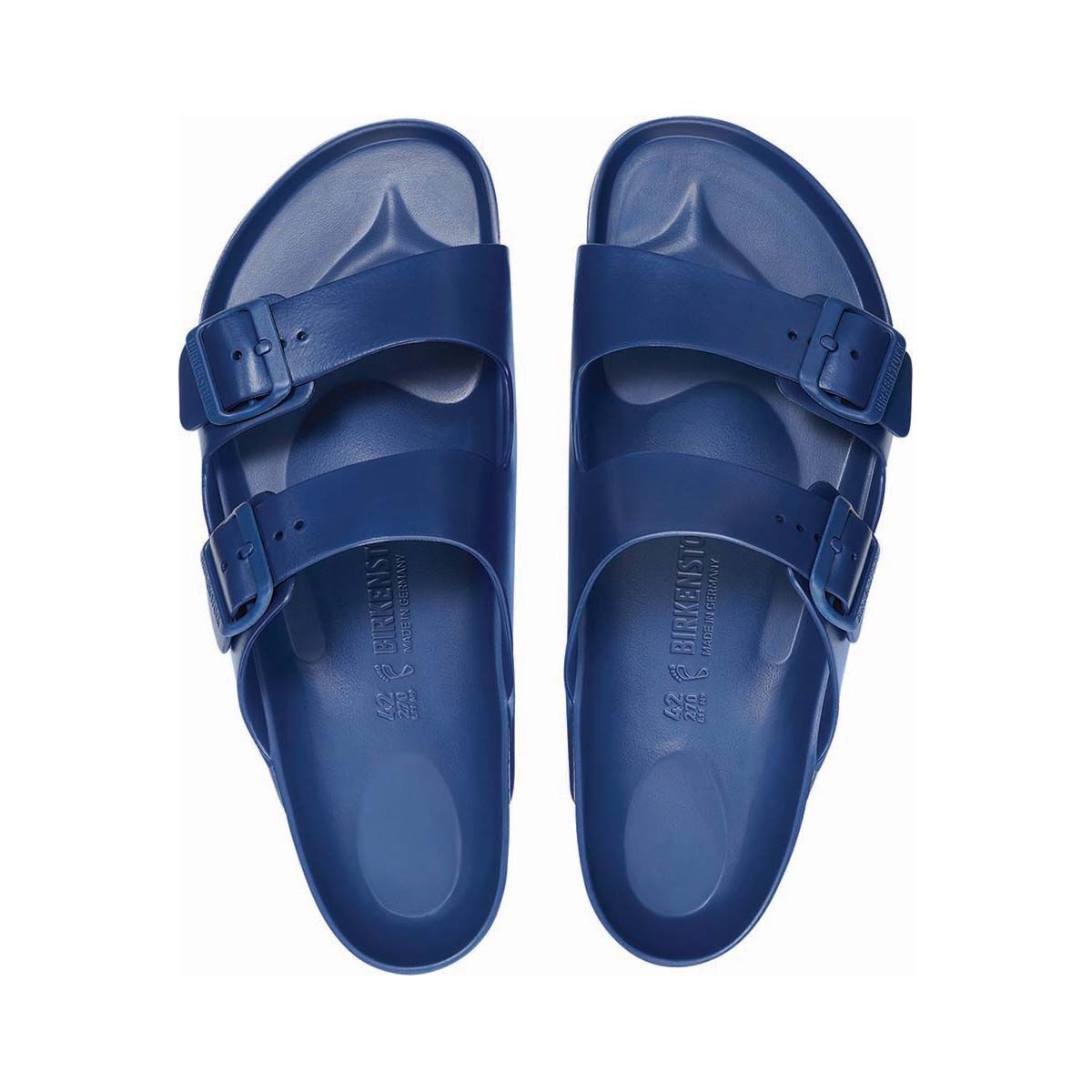 Birkenstock Unisex Arizona EVA Sandals, Navy, bcf_hi-res