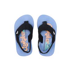 Quiksilver Kids’ Moncata Layback Thongs Blue 5, Blue, bcf_hi-res