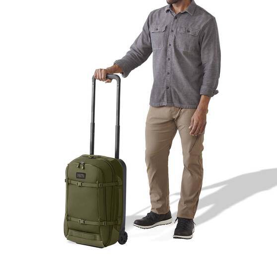 YETI® Crossroads® 35L/22” Wheeled Luggage Olive, Olive, bcf_hi-res