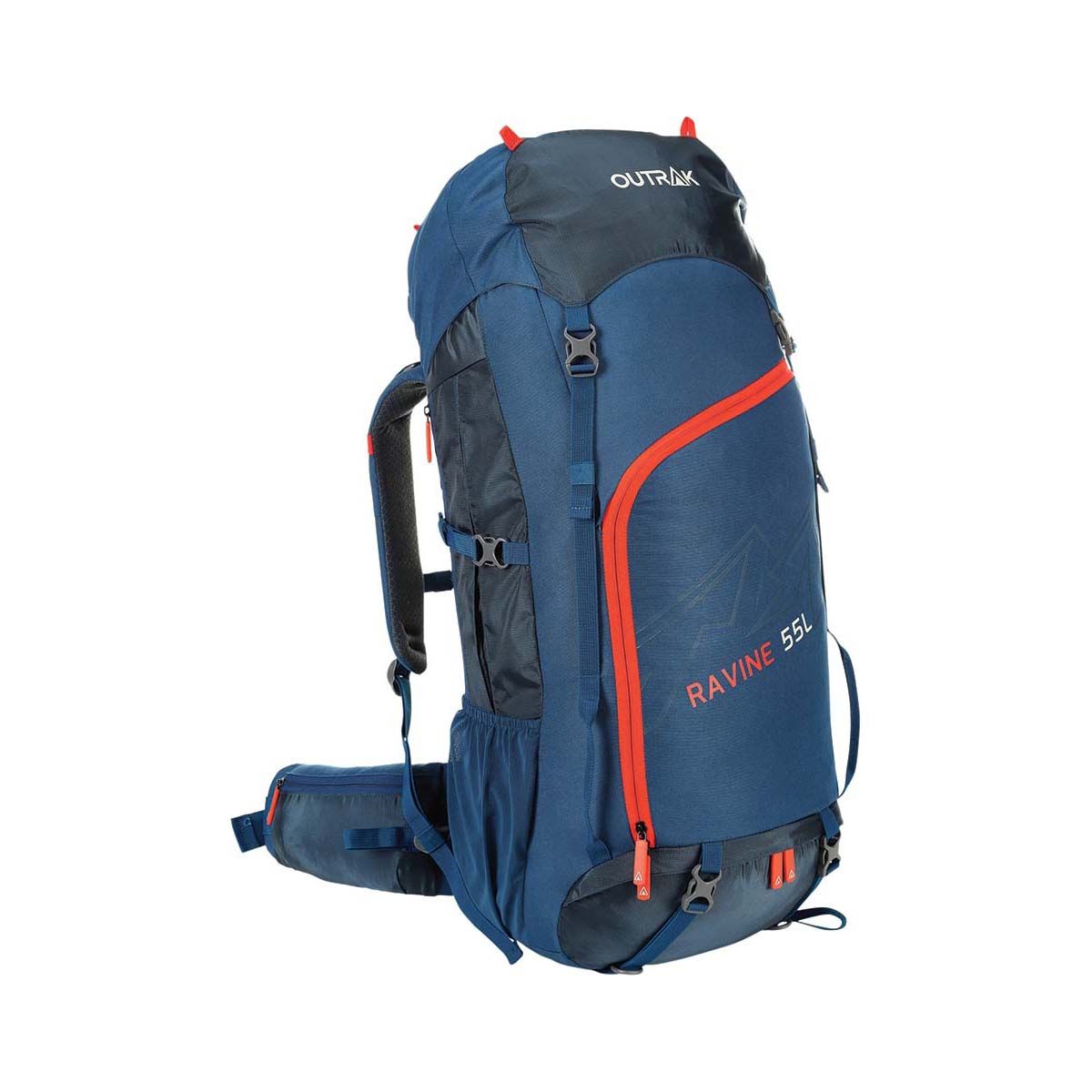 OUTRAK Ravine Trekking Pack 55L Navy, Navy, bcf_hi-res