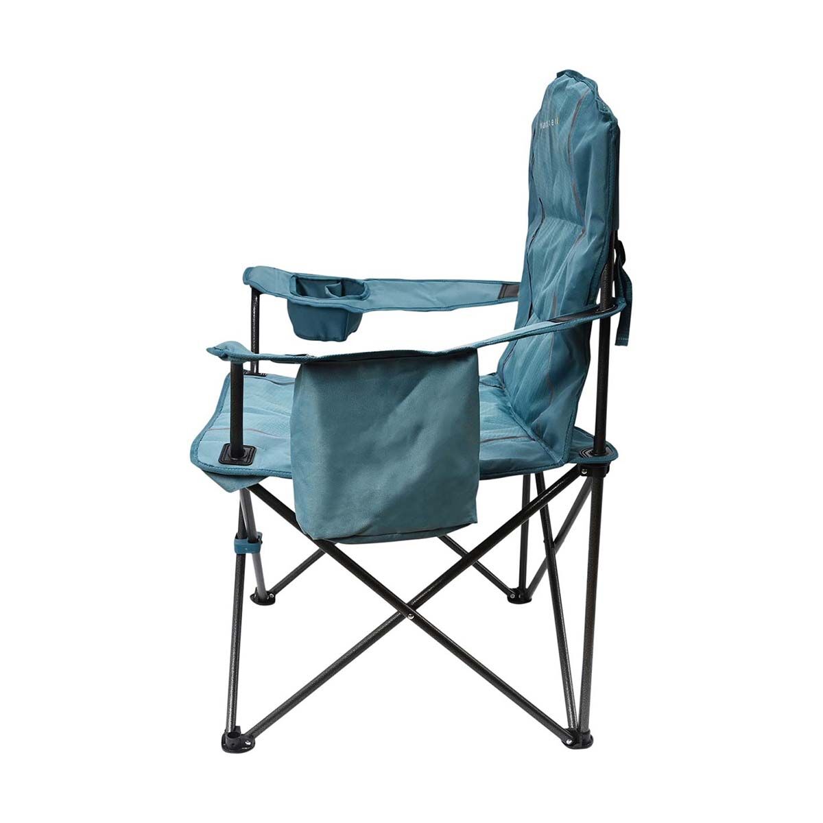 Wanderer Premium Cooler Arm Chair Petrol Blue 120kg, , bcf_hi-res