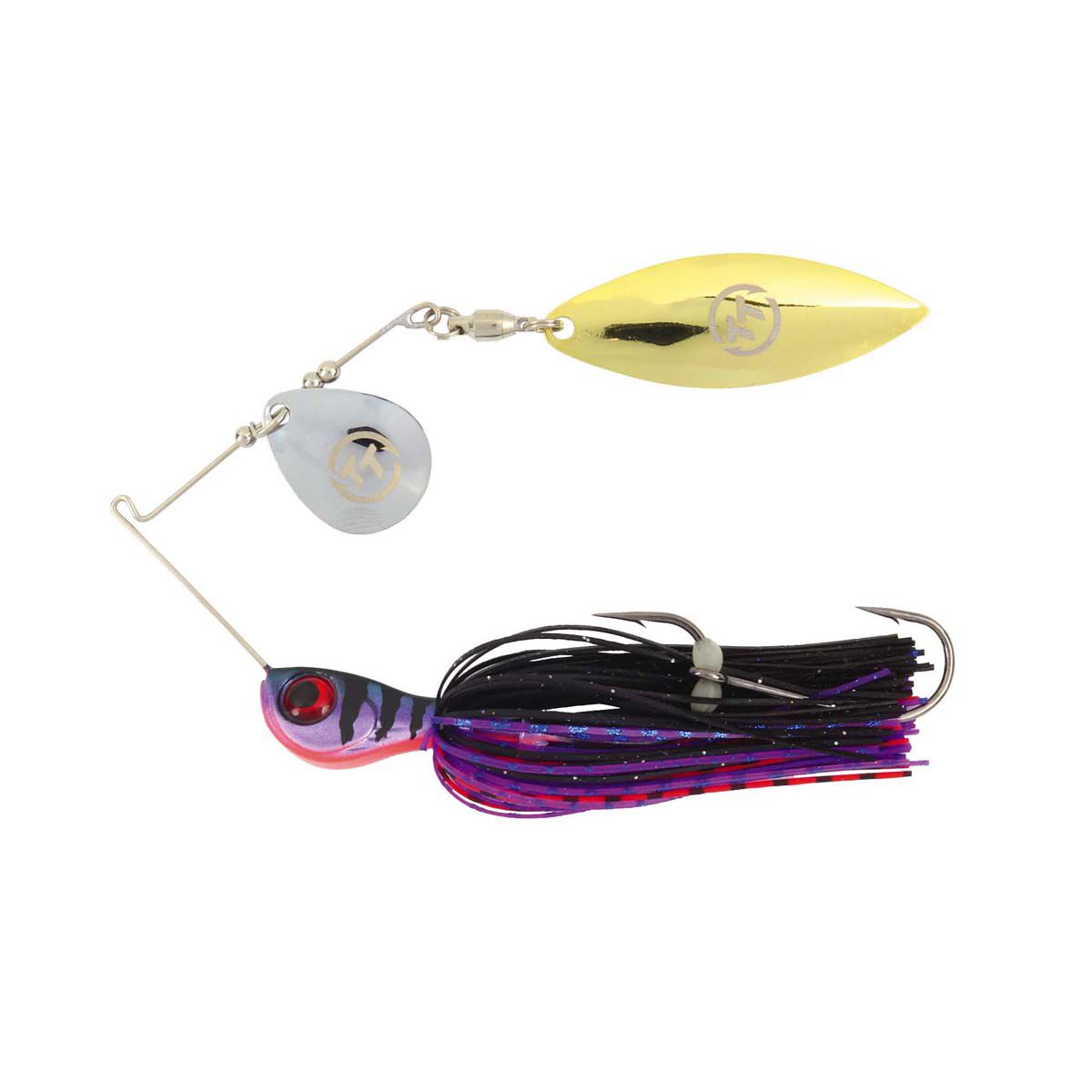 TT Fishing Vortex+ Spinnerbait Lure 1/2oz Purple Nightmare, Purple Nightmare, bcf_hi-res