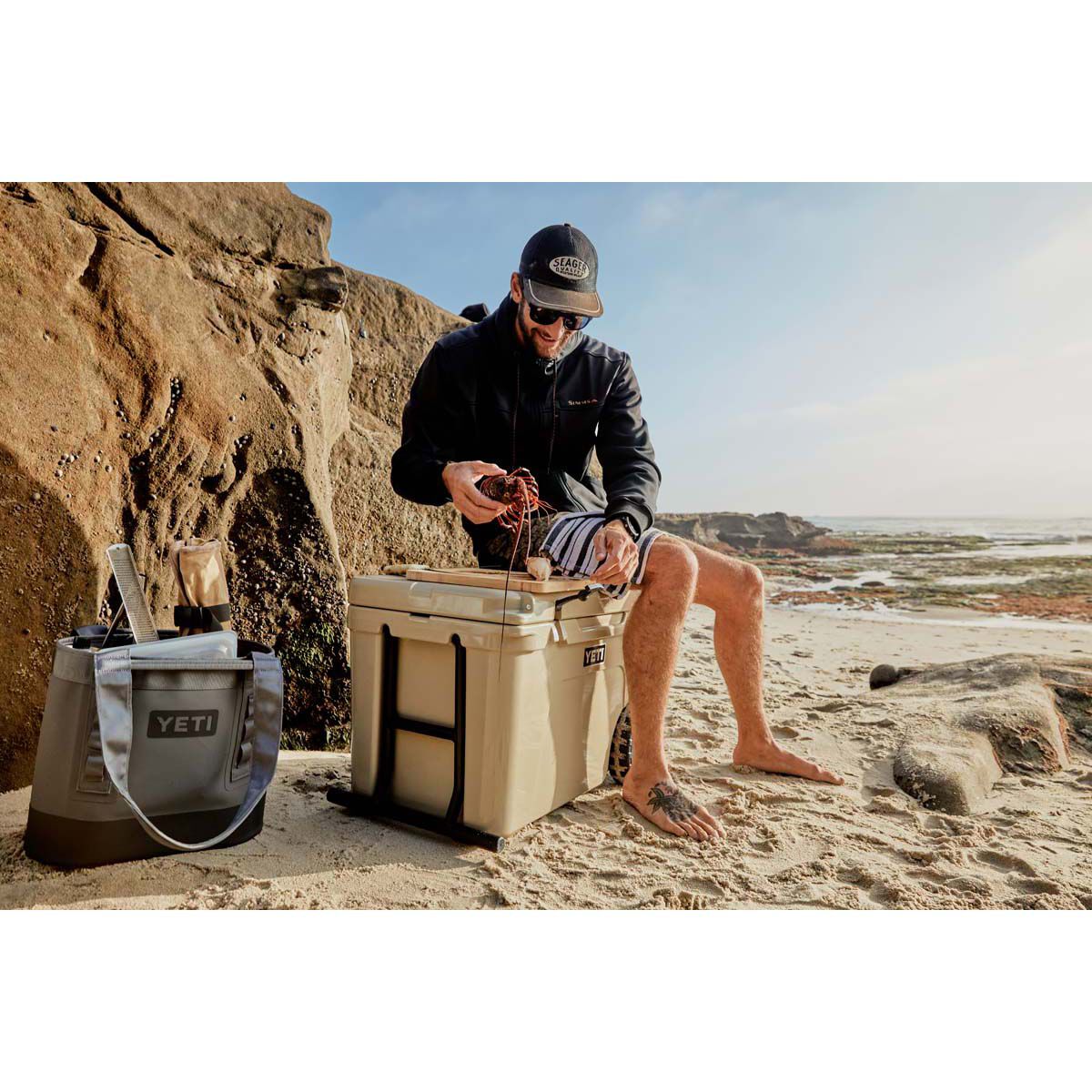 YETI&reg; Tundra Haul&trade; 60L Hard Cooler Tan, Tan, bcf_hi-res