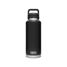 YETI® Rambler® Bottle 46 oz (1.4 L) with Chug Cap Black, Black, bcf_hi-res