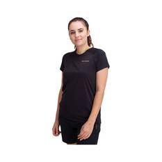 Macpac Women’s Eyre Short Sleeve Tee Black 8, Black, bcf_hi-res