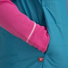 Macpac Kids' Pulsar Alpha Insulated Vest, Biscay Blue / Lilac Rose Print, bcf_hi-res