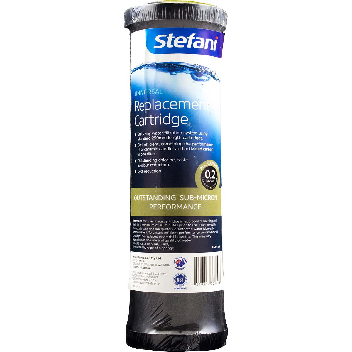 Stefani Carbon Filter 0.2 Micron 250mm, , bcf_hi-res