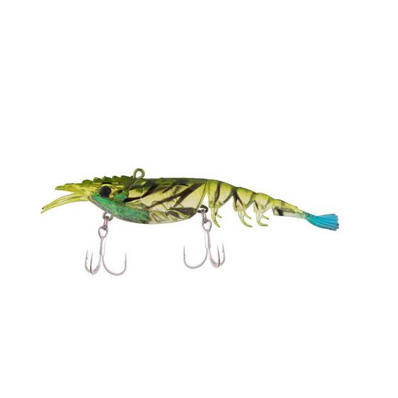 Berkley Shimma Shrimp Soft Vibe Lure 85mm Blue Tail Shrimp, Blue Tail Shrimp, bcf_hi-res