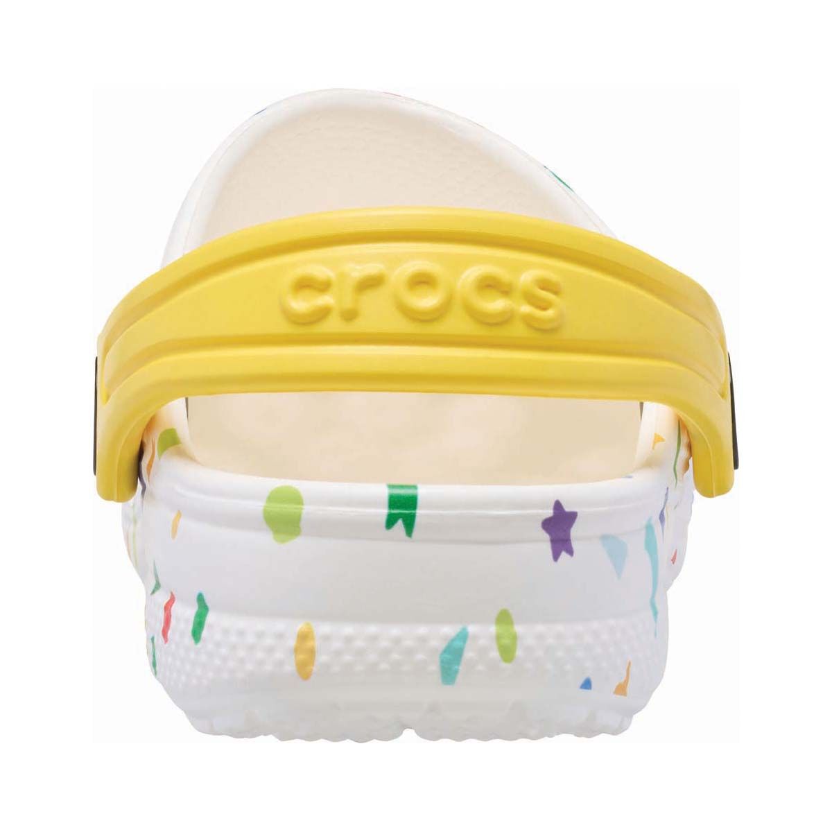 Crocs Kids' Baya Seasonal Printed Clogs, White / Multi, bcf_hi-res