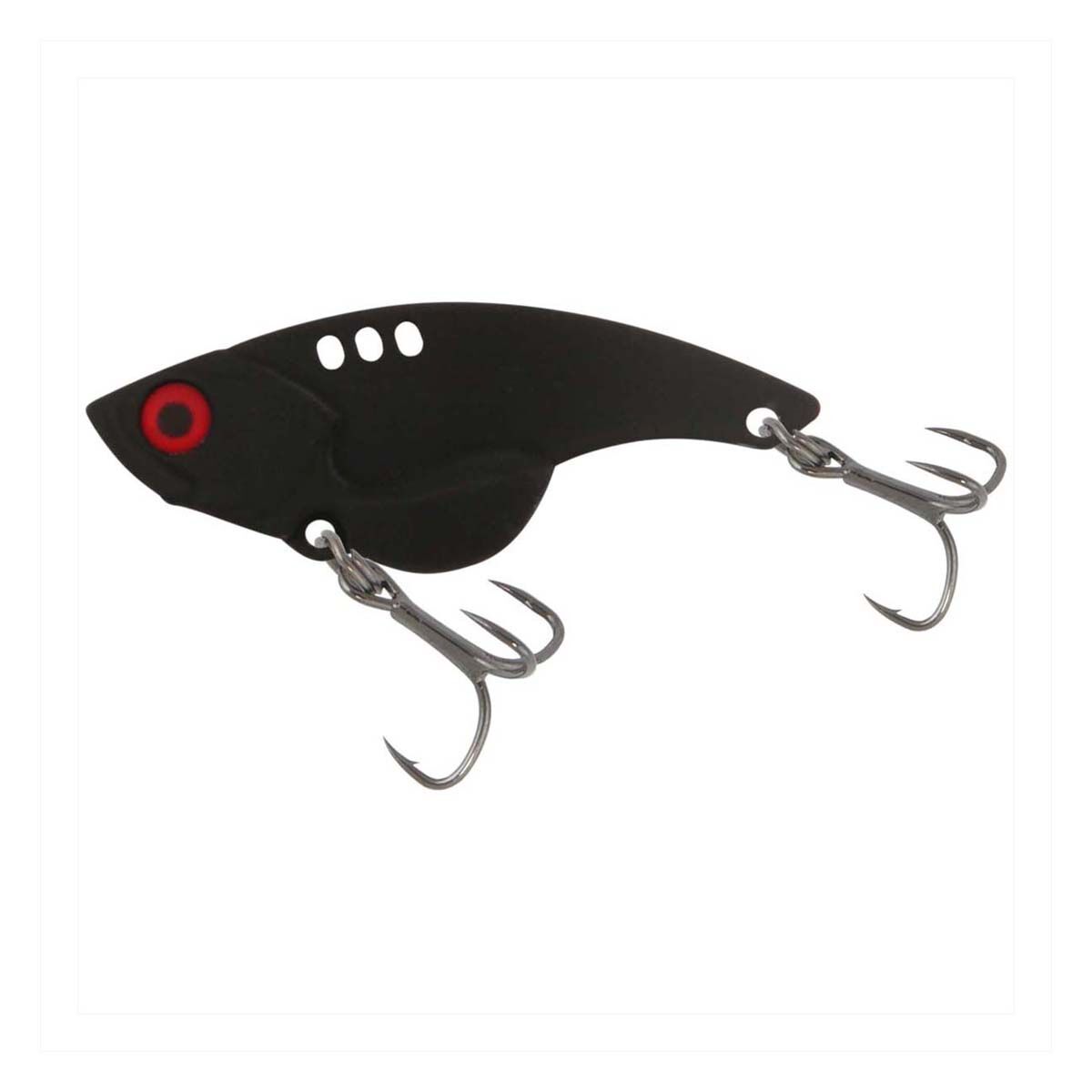 Samaki Bladelicious Blade Lure 45mm Matt Black, Matt Black, bcf_hi-res