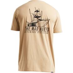 The Mad Hueys Men's Offshore Division Short Sleeve UV Tee Tan S, Tan, bcf_hi-res