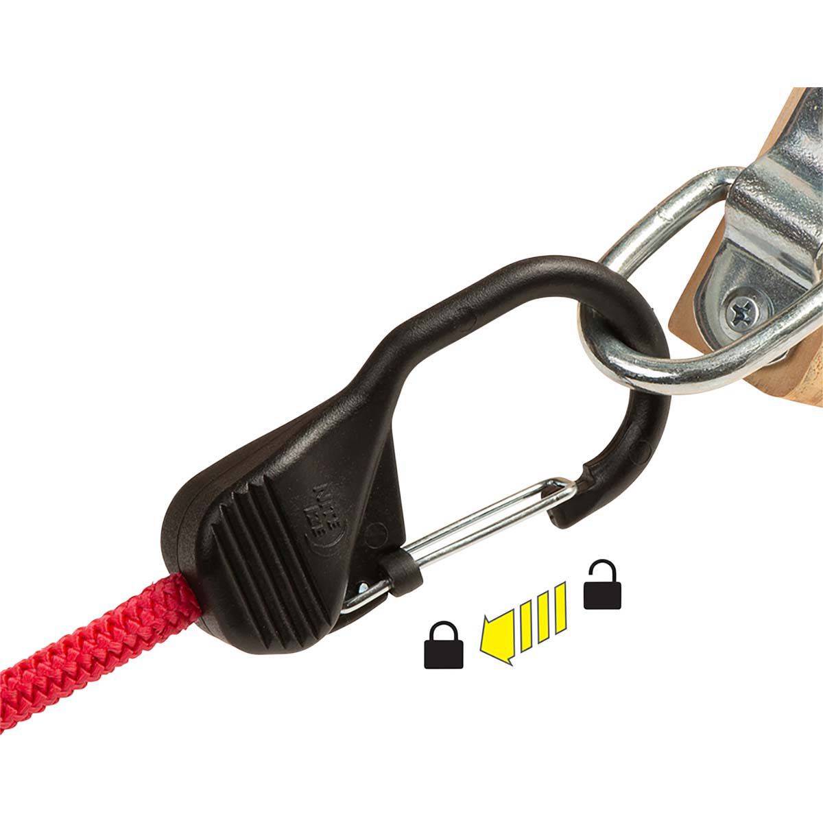 Nite Ize Carabiner SlideLock Bungee 24" Red, , bcf_hi-res