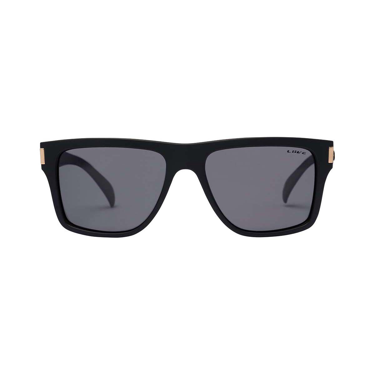 Liive Men&rsquo;s Casino Polarised Sunglasses Matt Black with Grey Lens, , bcf_hi-res