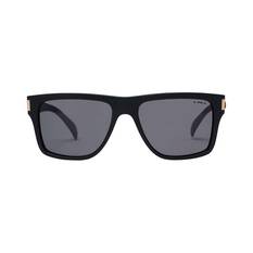 Liive Men’s Casino Polarised Sunglasses Matt Black with Grey Lens, , bcf_hi-res