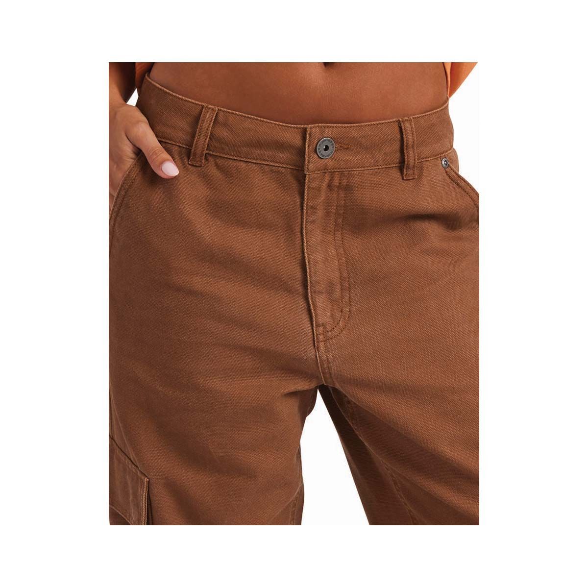 Quiksilver Workwear Cargo Pants for Women, Rawhide, bcf_hi-res