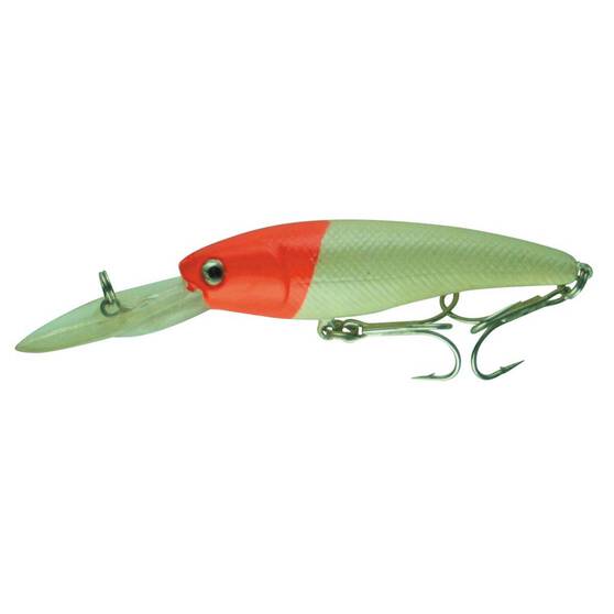 Neptune Mighty Minnow Hard Body Lure 65mm Red Head, Red Head, bcf_hi-res