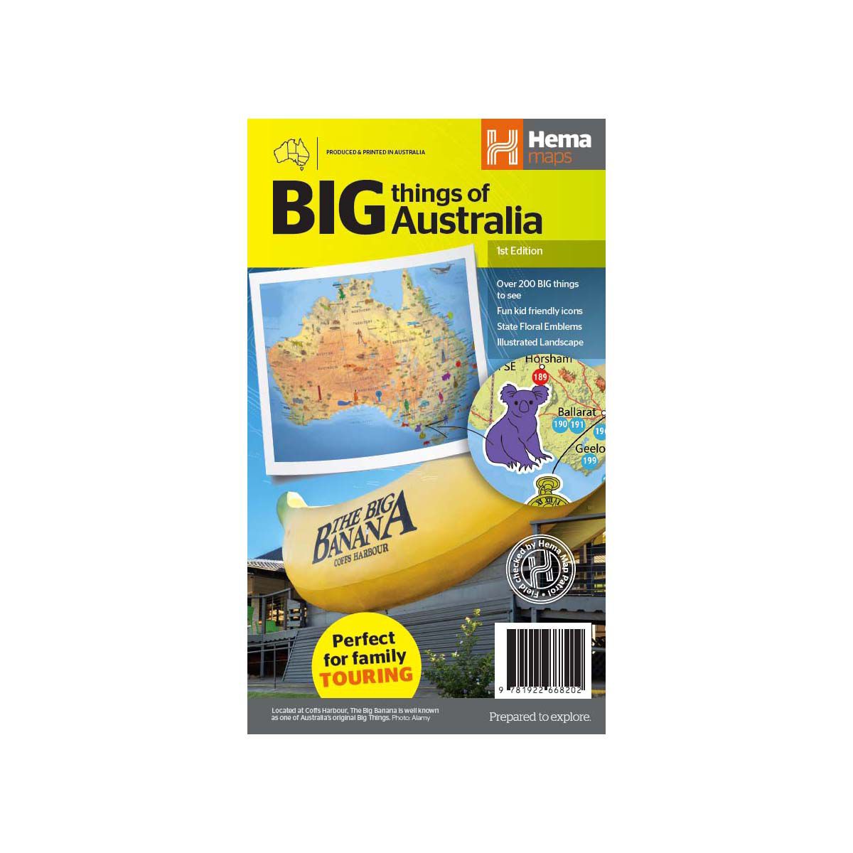 Hema Map Big things of Australia Map, , bcf_hi-res