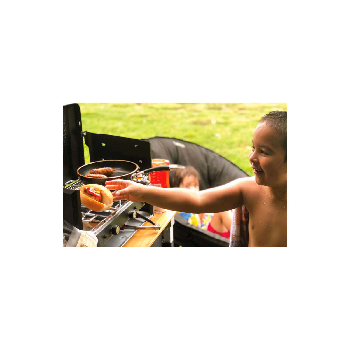 Zempire Deluxe 2 Burner Stove and Grill, , bcf_hi-res