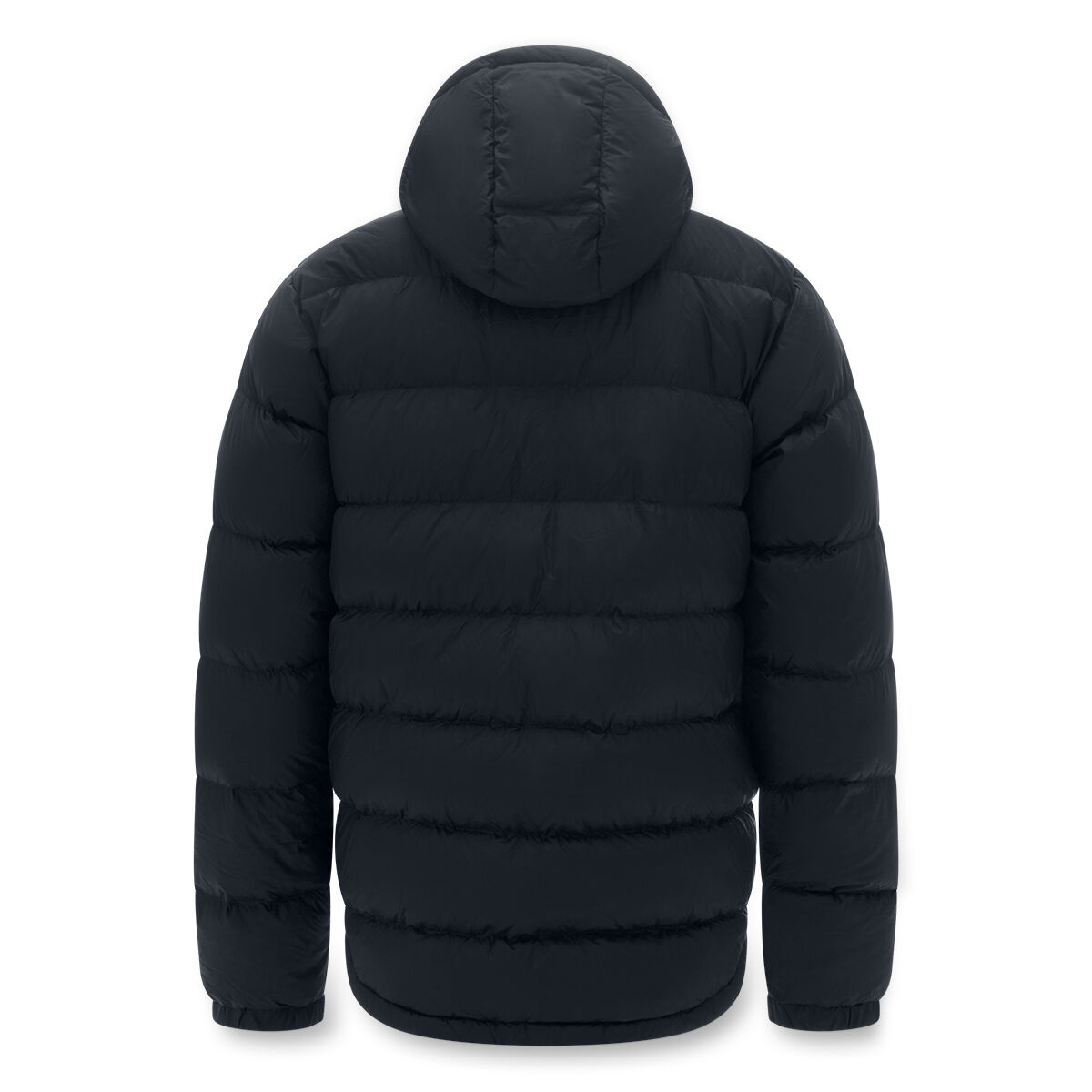 Macpac Men's Hooded Halo Down Puffer Jacket Black L BCF