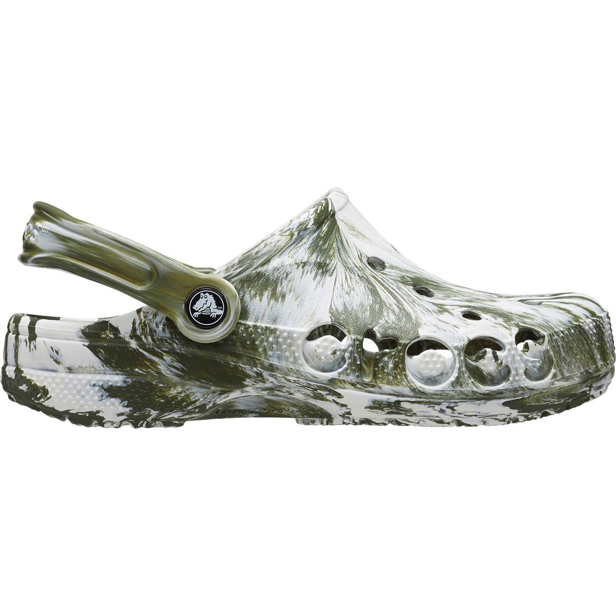 Crocs Unisex Baya Marble Clogs Army M7/W9, Army, bcf_hi-res