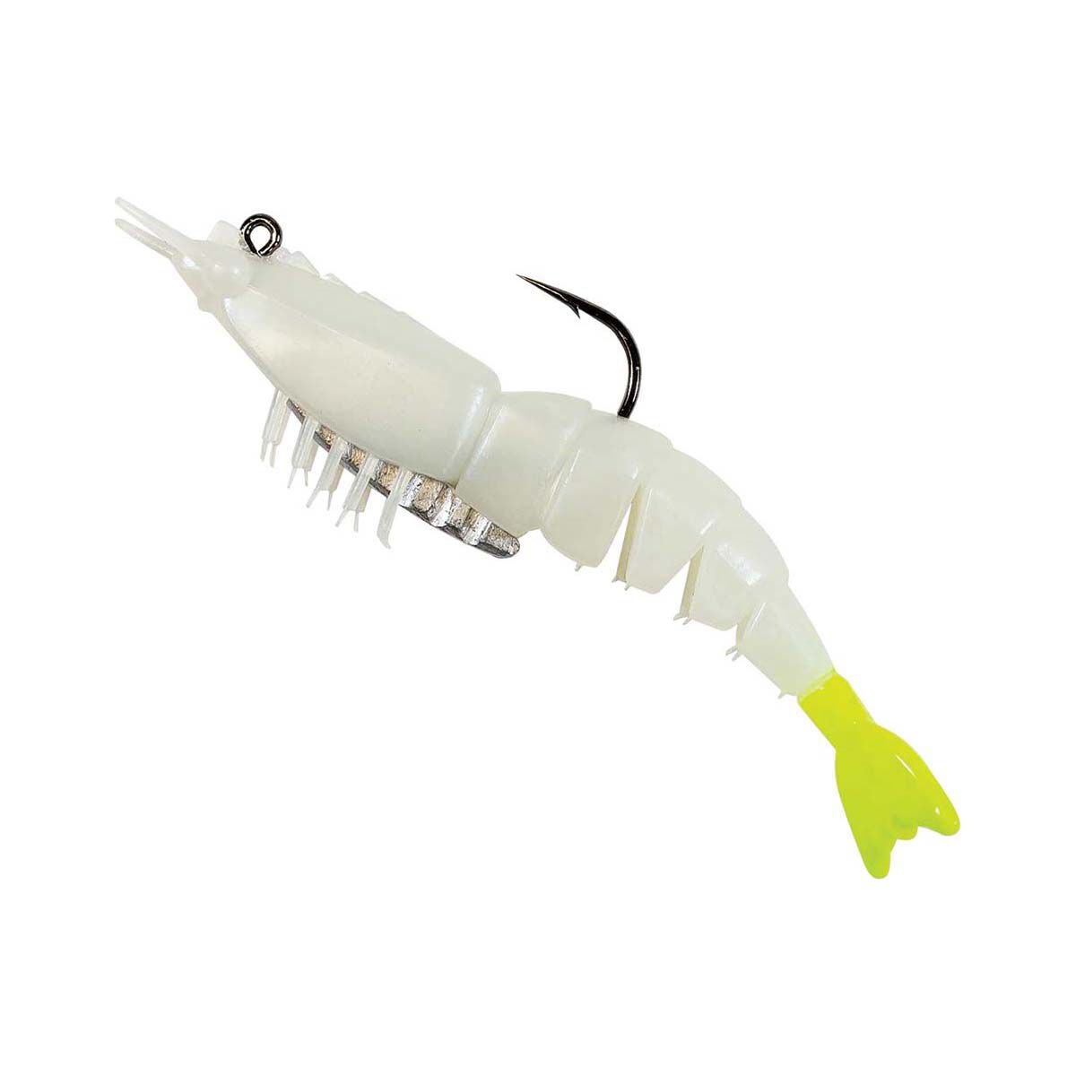 Zman Lure EZ Shrimp Soft Plastic Lure 3.5in Glow Chartreuse BCF
