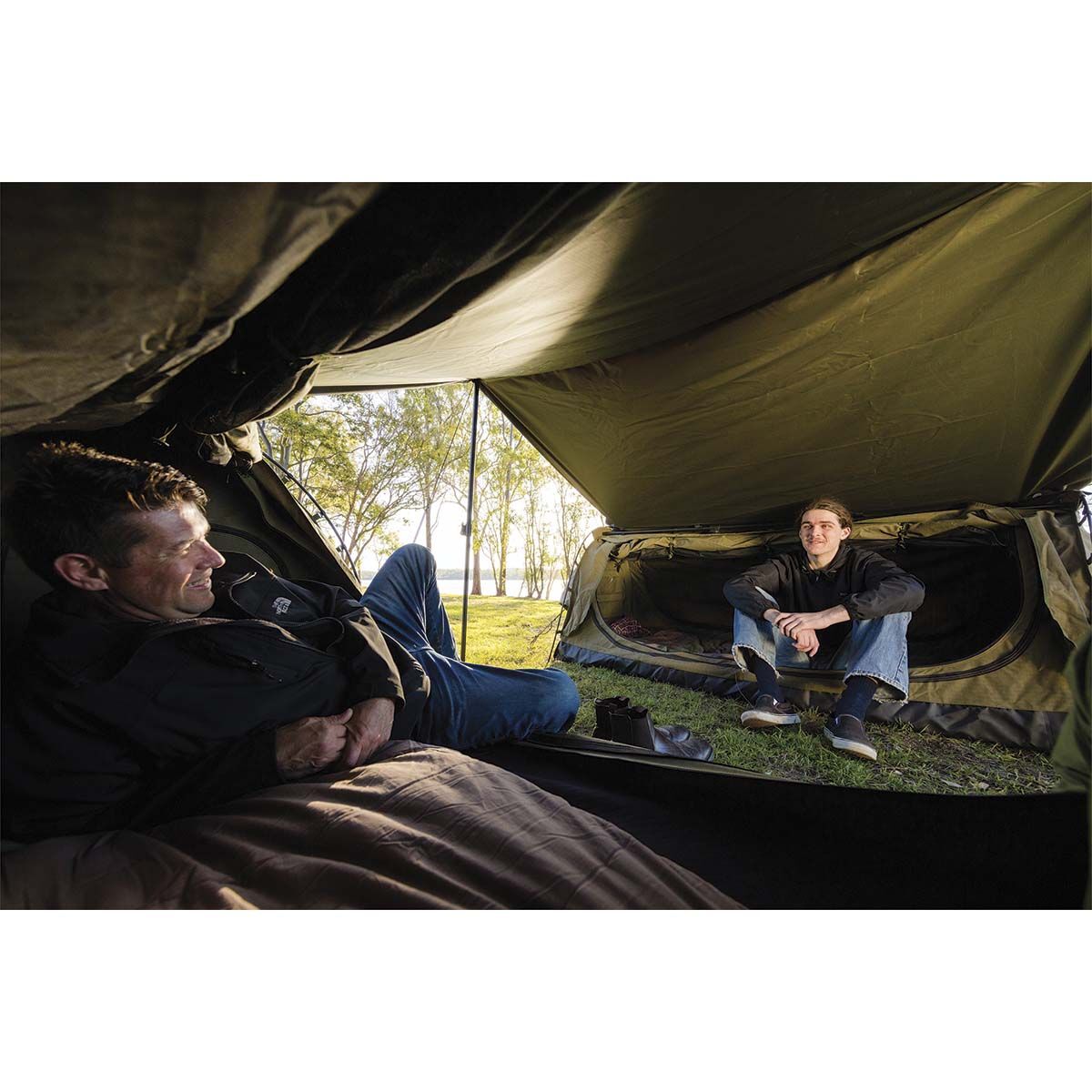 OZtrail Universal Swag Awning, , bcf_hi-res