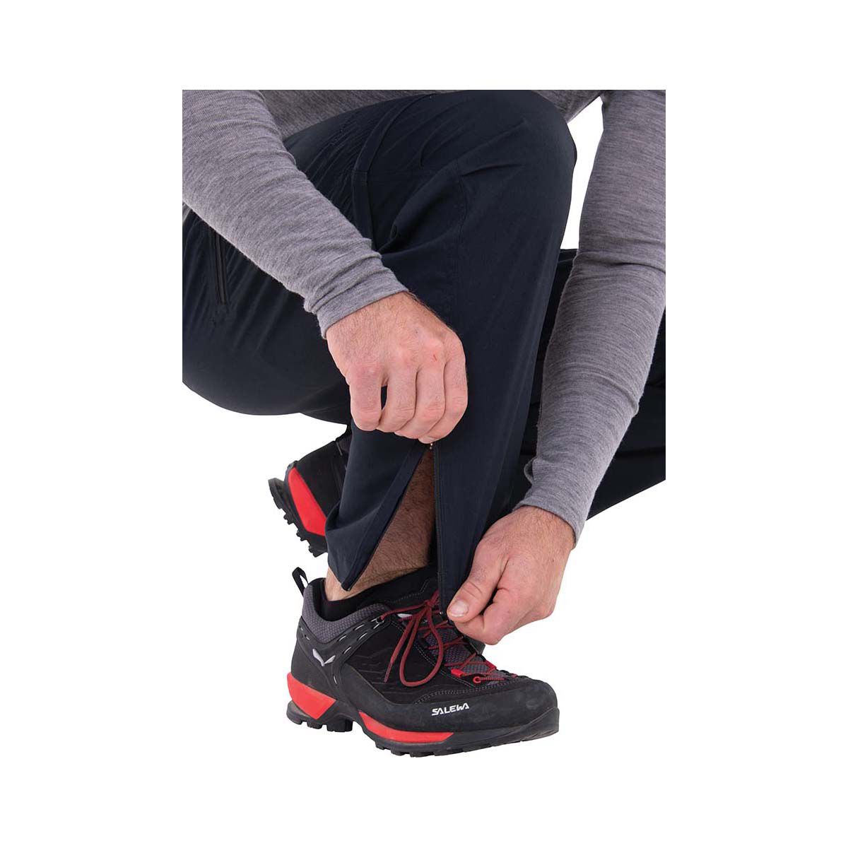 Macpac Men's Rockover Convertible Pants, Black, bcf_hi-res