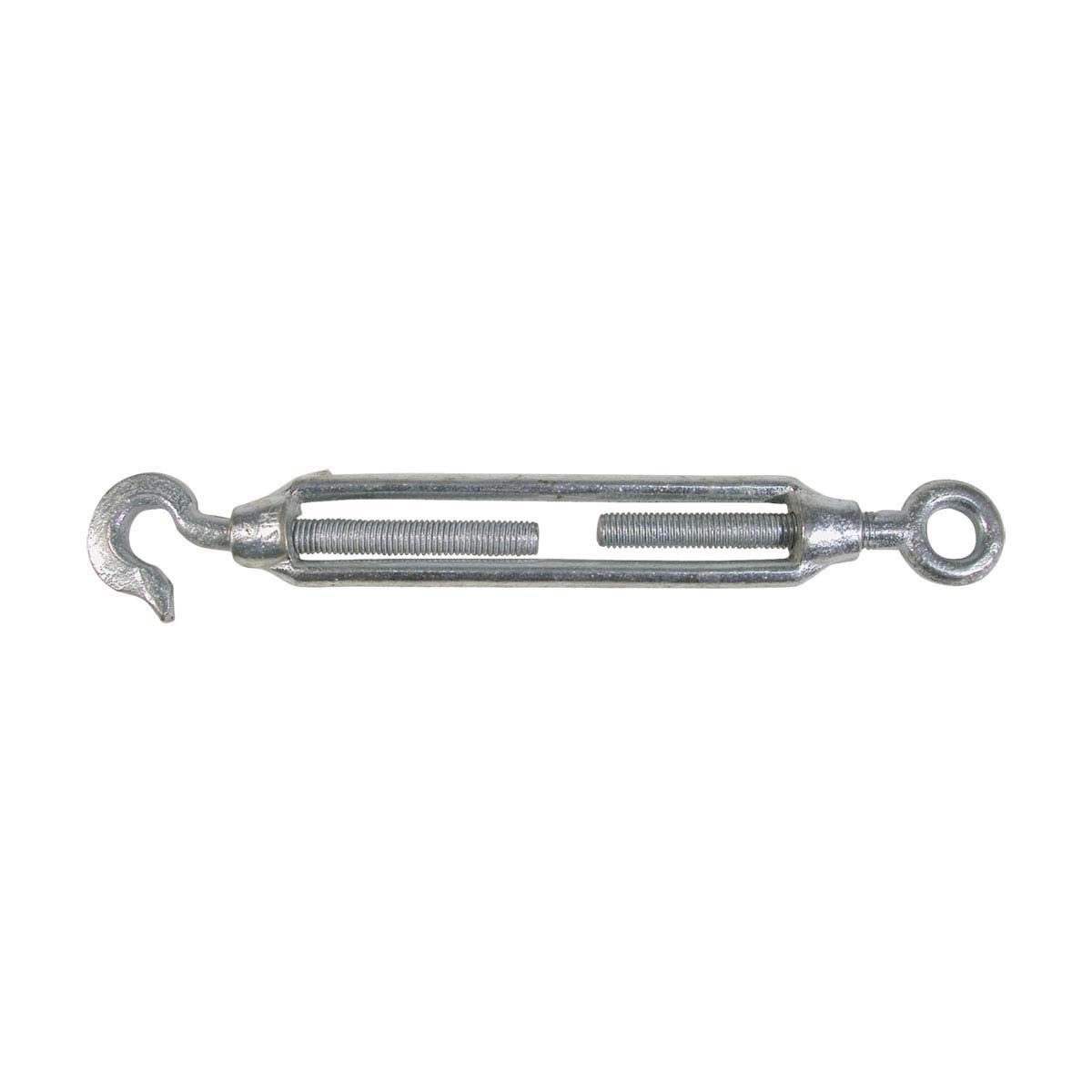 BLA 10mm Hook & Eye Open Galvanised Turnbuckle, , bcf_hi-res