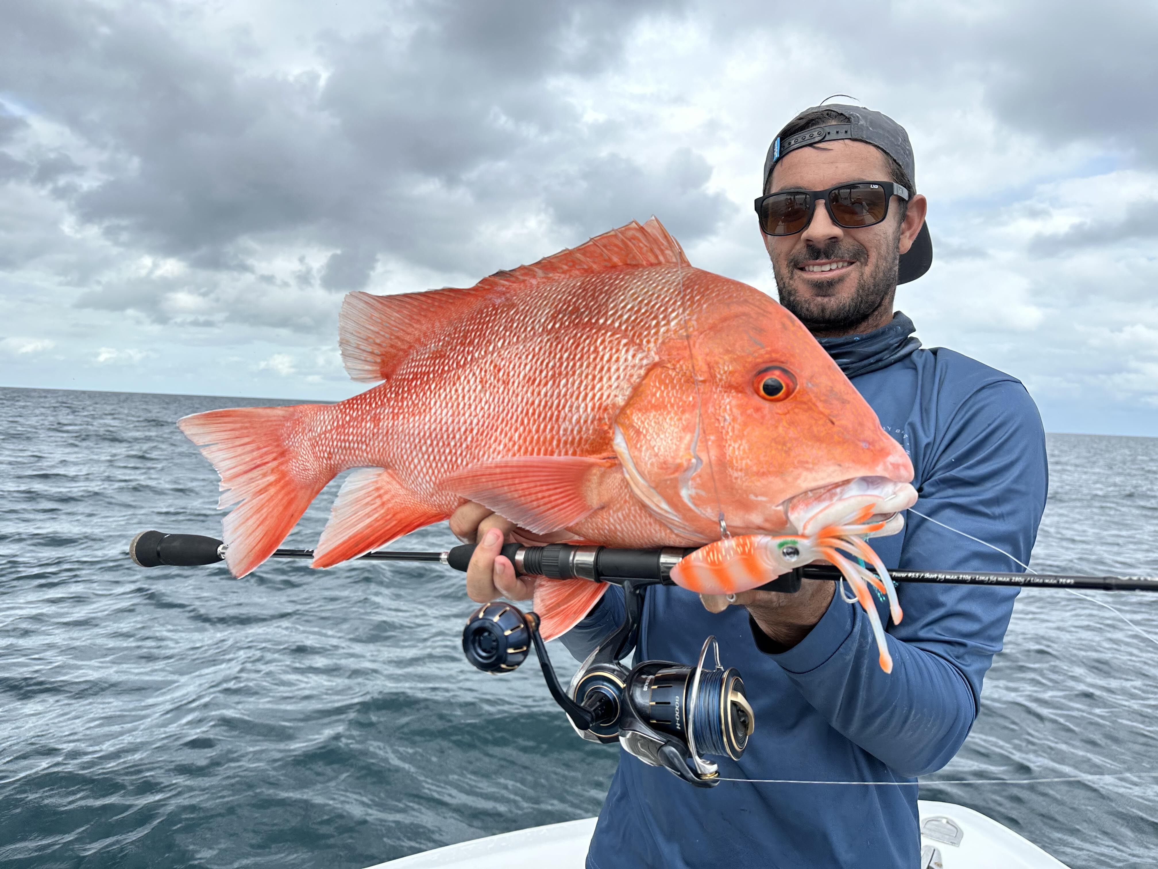 Nomad Squidtrex Jig Lure 110mm Tiger, Tiger, bcf_hi-res