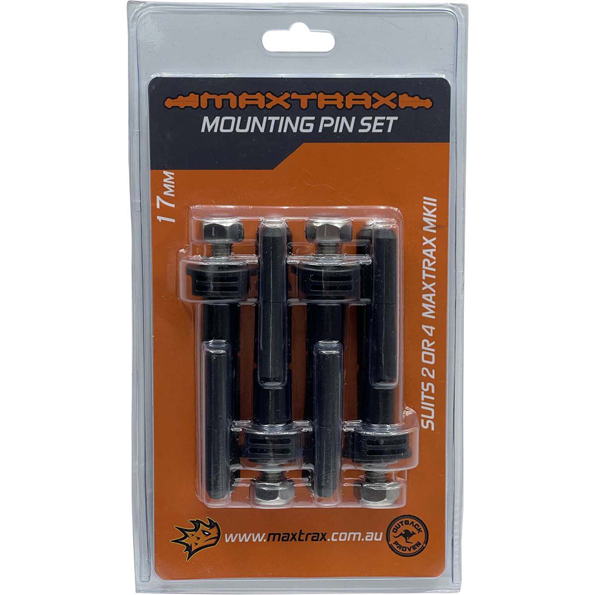 Maxtrax mounting pin set store bcf