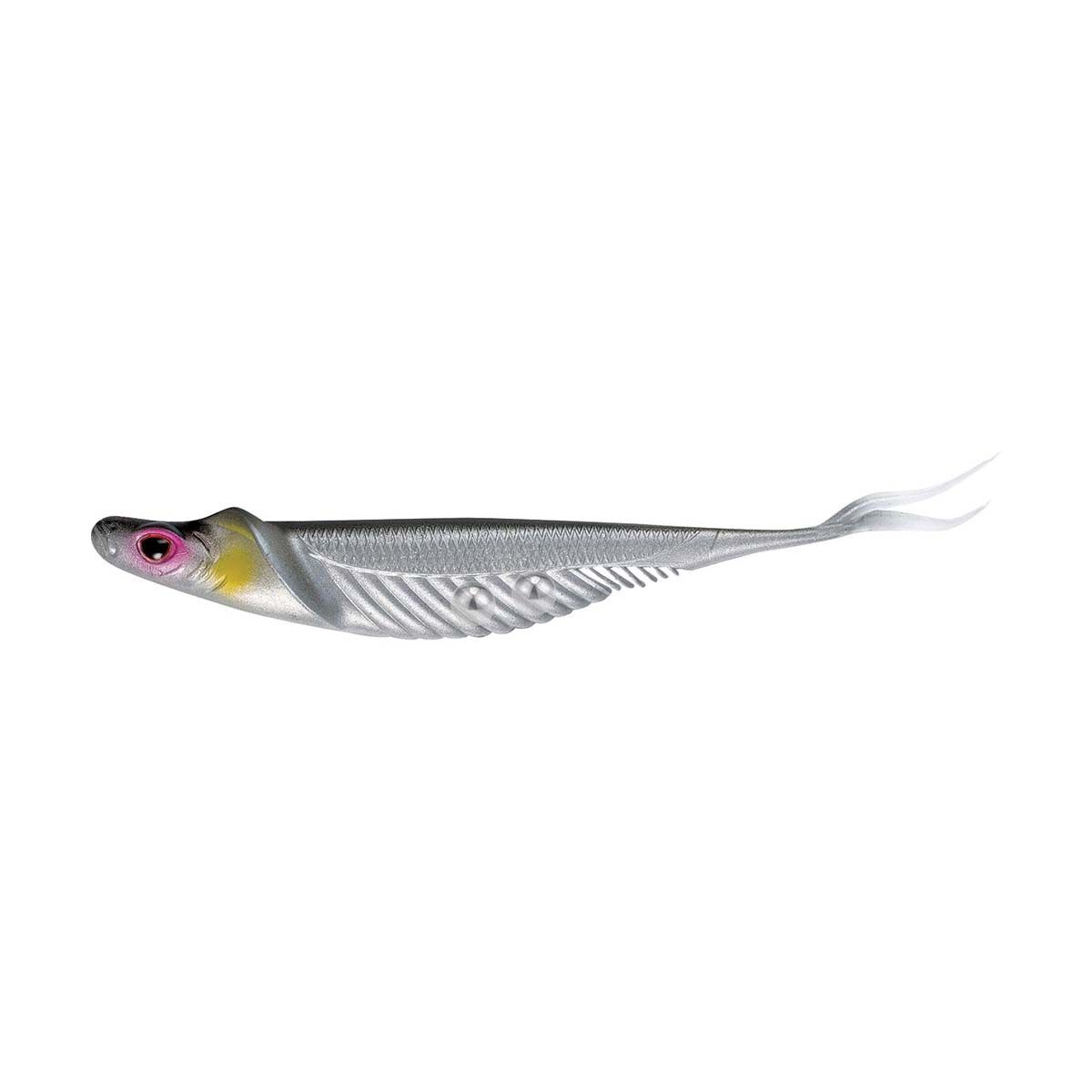 Nomad Live Ops Cobra Shad Soft Plastic Lure 3.75in Silver Shad, Silver Shad, bcf_hi-res