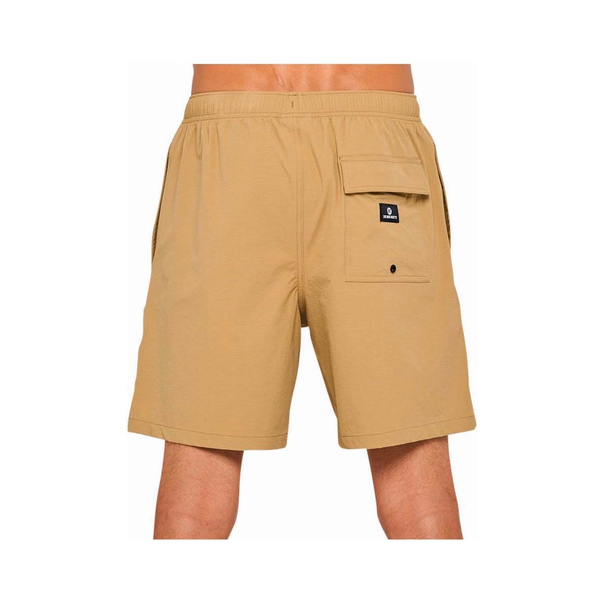 The Mad Hueys Men's Freestyle Volley Shorts 18in, Tan, bcf_hi-res