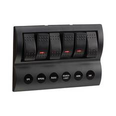 Narva 6-Way LED Switch Panel with Fuse Protection, , bcf_hi-res