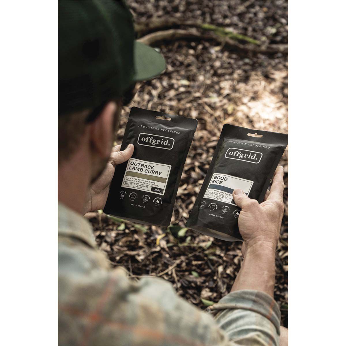 Offgrid Outback Lamb Curry Heat and Eat Meal 250g, , bcf_hi-res