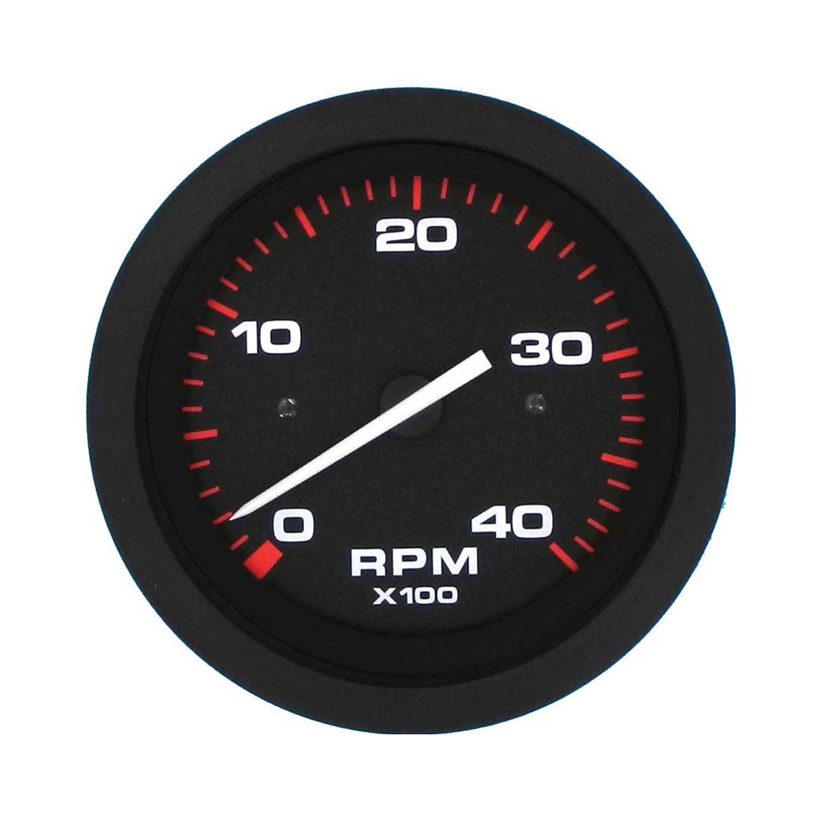Veethree Black Amega Tachometer 4000 RPM, , bcf_hi-res