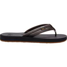 Quiksilver Carver Swish Men's Thongs, Brown, bcf_hi-res