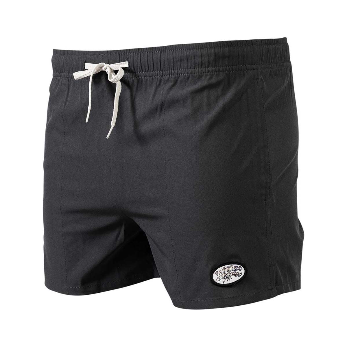 Tide Apparel Men's Yabbies Beach Shorts, Charcoal, bcf_hi-res