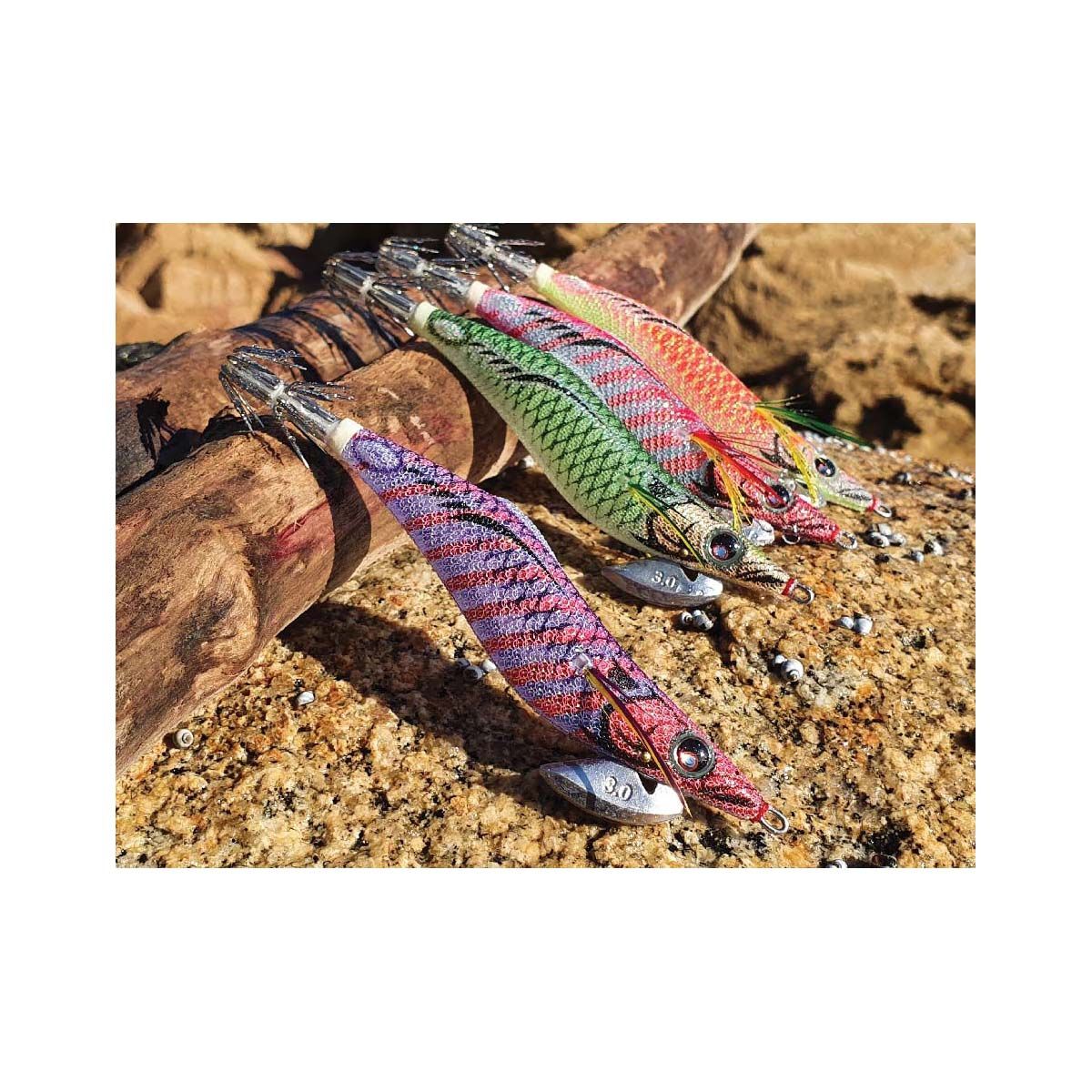 Yo-Zuri Aurie Q Cloth Wrapped Squid Jig 3.0 LC, LC, bcf_hi-res