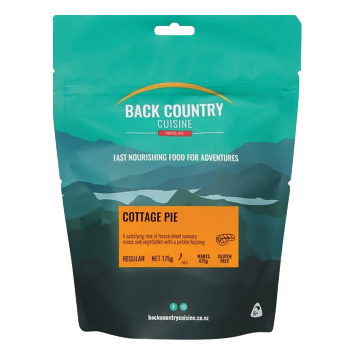 Back Country Cuisine Freeze Dried Cottage Pie 2 Serves, , bcf_hi-res