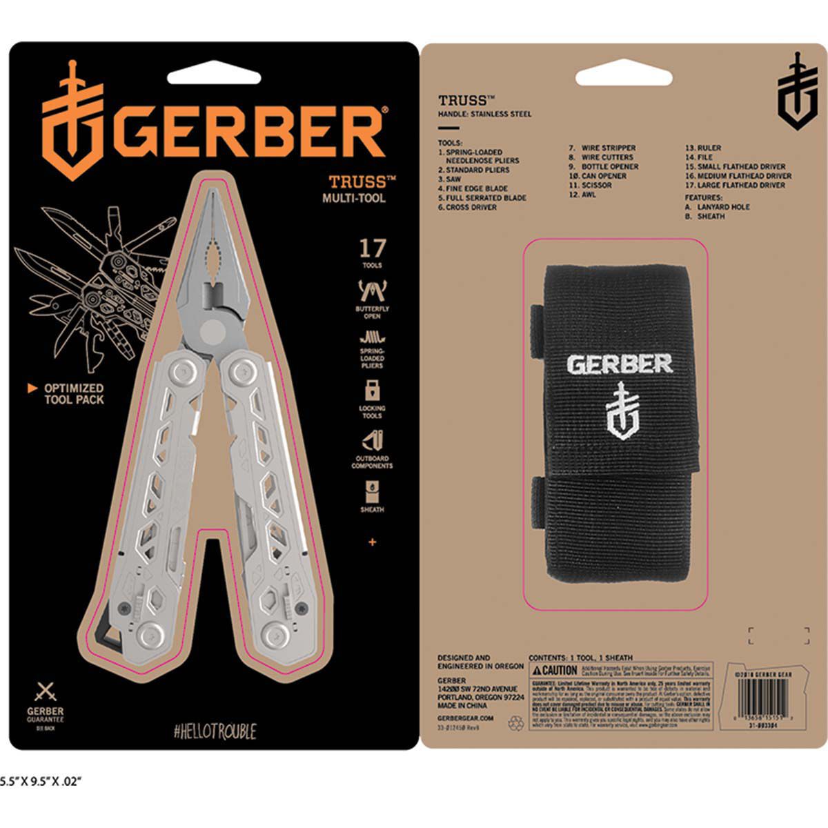 Gerber EDC Lockdown Multitool Grey BCF