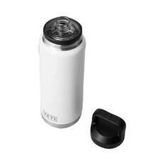 YETI® Rambler® Bottle 36 oz (1065 ml) with Chug Cap White, White, bcf_hi-res